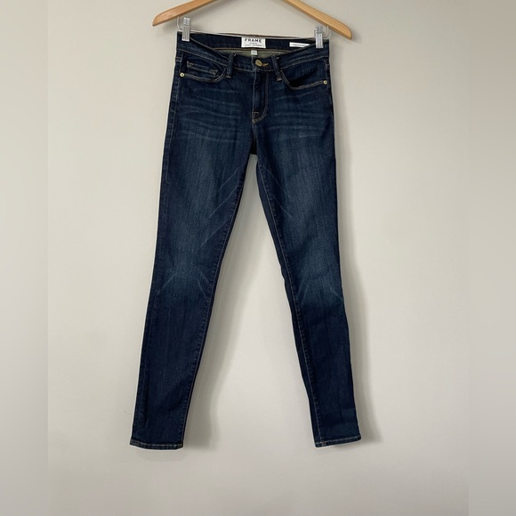 Frame Denim Denim - Frame denim Le Skinny de Jeanne dark wash jeans
